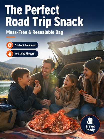 Wild Alaskan Pollock Jerky - Honey SpicySesame | High Protein - No Preservatives