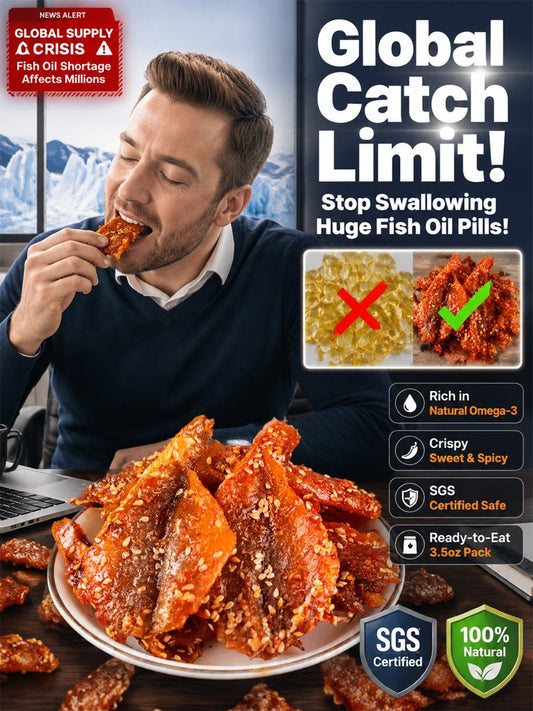 Wild Alaskan Pollock Jerky - Honey SpicySesame | High Protein - No Preservatives