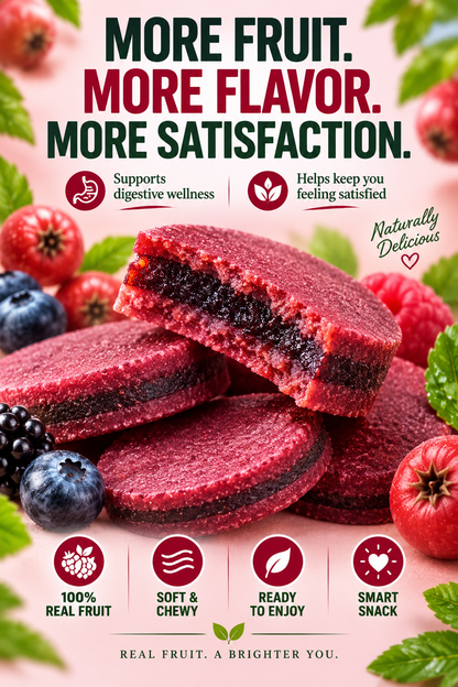 ❤️ European Reserve Wild Berry & Hawthorn Fruit Bites – Delicious Daily Support for Heart Health, Digestion & Energy