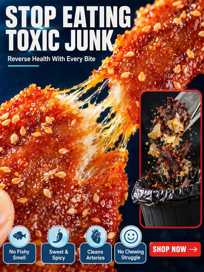 Wild Alaskan Pollock Jerky - Honey SpicySesame | High Protein - No Preservatives
