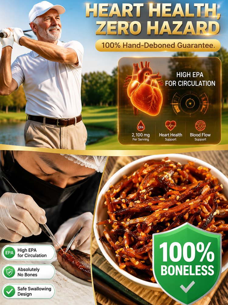 🍯🌶️ Spicy Honey Sesame Eel Jerky - 🏆💎 Ready-to-Eat High-Protein Seafood Snack