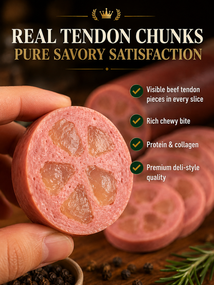 🥩 Savory Beef Tendon Sausages – 🏆💎 High-Protein, Satisfying & Guilt-Free Snack