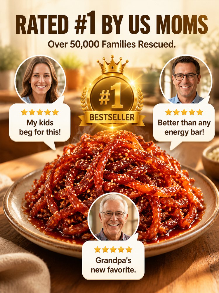 🍯🌶️ Spicy Honey Sesame Eel Jerky - 🏆💎 Ready-to-Eat High-Protein Seafood Snack
