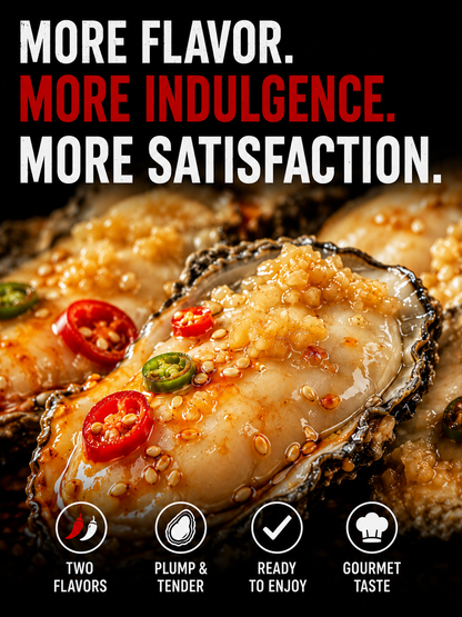 🦪 **Pacific Northwest Kumamoto Oysters - 🏆💎 Ready to Eat High-Protein Premium Seafood Snack**