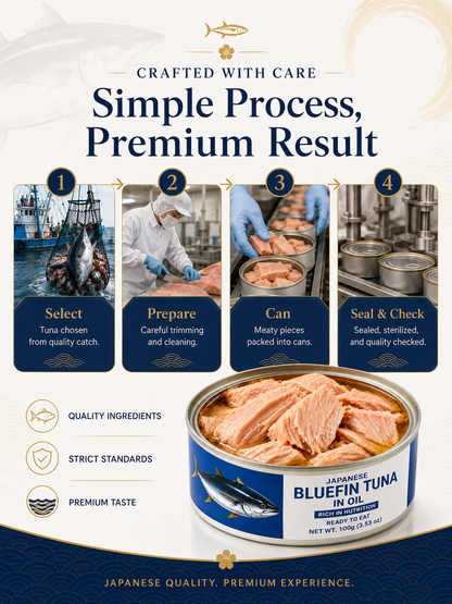 🇯🇵 Aomori Ōma Bluefin Tuna Reserve – Premium Japanese Luxury Seafood ❤ Heart & Brain Health • 💪 Muscle Strength • ⚡ Daily Energy • 🛡 Immune Support