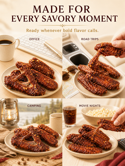 🇫🇷Premium French Périgord Mulard Duck Mid-Wings – Spicy • Savory • Tender & Chewy