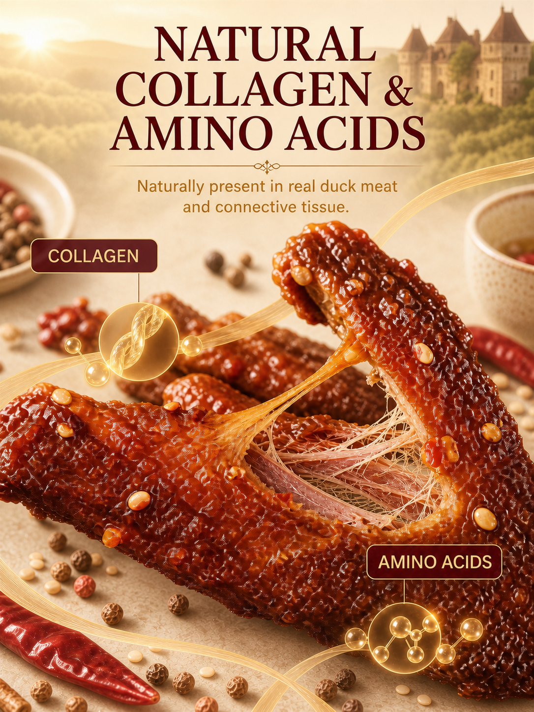 🇫🇷Premium French Périgord Mulard Duck Mid-Wings – Spicy • Savory • Tender & Chewy